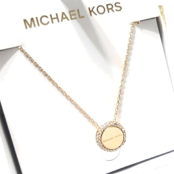 NWT MICHAEL KORS Gold-Tone Necklace - Picture 4 of 5